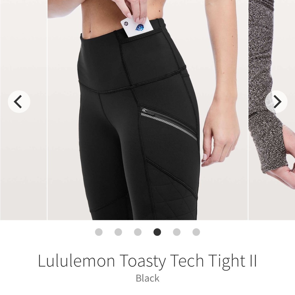 Black Size 6 Lululemon Leggings